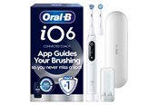 Elektrische Zahnbürsten - Oral-B Elektrische Zahnbürste iO6 White + 1 Extra Refill - 8006530067652