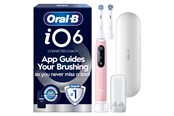 Elektrische Zahnbürsten - Oral-B Elektrische Zahnbürste iO6 Series Pink Sand Sensitive + 1 Extra Refill - 8006530067461