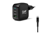 Handys - Adapter und Ladegeräte - PORT Designs PORT Connect power adapter - GaN II with 2 m cable - 2 x USB-C USB Type A - 65 Watt - 902065PEU
