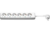 Stromkabel (Extern) - Pro 6-Way Power Strip 5 m white 5 m - 6x safety soc - 4040849388408