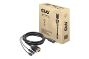 Display Kabel - Club 3D adapter cable - HDMI / VGA / audio - 2 m - CAC-1712
