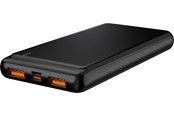 Powerbank (Akku) - DENVER PQC-10009 - Fast charge Powerbank with 10000mAh battery Powerbank (Akku) - schwarz - 10000 mAh - PQC-10009