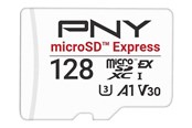 Speicherkarten - PNY - flash memory card - 128 GB - microSD PCI Express Gen 3x1 UHS-I - P-SDU128P31880EXP-GE