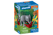 Figuren - Playmobil Zoo: Elefantenbaby und Tierpfleger - 72092