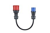 Aufladen von Elektroautos - go-e Gemini flex 11 kW adapter CEE blue 16 A - CH-04-35