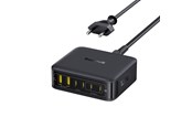 Handys - Adapter und Ladegeräte - Baseus EnerFill FH21 120W Charging Station 4xUSB-C + 2xUSB-A - Black - E0120T00