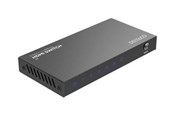 Video Audio Switcher - Deltaco - video/audio switch - 3 inputs to 1 output 8K@60Hz with remote - 4 ports - HDMI-7053