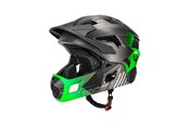 Fahrrad-Zubehör - Rockbros TS-61 10110061004 Children's Bike Helmet with Detachable Chin Size M (54-57) - Green - 10110061004
