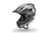 Fahrrad-Zubehör - Rockbros TT-32SBTG-S children's bicycle helmet with removable chinbar size S - gray - TT-32SBTG-S
