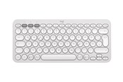 Tastaturen - Logitech Pebble Keys 2 K380s Wireless Keyboard - Tonal White - Tastatur - 60% - Deutsch - Weiss - 920-011796