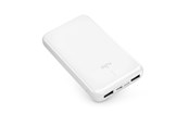 Powerbank (Akku) - Puro Powerbank White 10000mAh 12W 2xUSB-A + USB-C - White Powerbank (Akku) - Gelb - 10000 mAh - PWFCBB100P2WHI