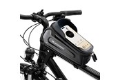 Handys - Anderes Zubehör - Wozinsky bicycle bag for the frame armored with a phone pocket 1.7 l - black - 5907769372469
