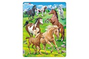 Puzzle - Larsen Puzzles Puzzle Horses - 65 pieces Maxi (36.5x28.5 cm) Boden - FH38