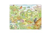 Puzzle - Larsen Puzzles Puzzle birds and flowers in the garden - 60 pieces Maxi (36.5x28.5 cm) Boden - FH37