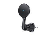 Handys - Adapter und Ladegeräte - Wozinsky WCT5-6S4Y Car Holder with Qi/MagSafe 15W Inductive Charger for Air Vent - Black - 5907769372490