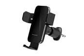Handys - Adapter und Ladegeräte - Wozinsky WEDZ-3Y8S clamp car holder with 15W inductive charger for phone on the air vent - black - 5907769372537