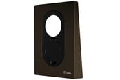 Aufladen von Elektroautos - Zaptec Go Front Cover, Wood Brown - 70115
