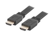 Display Kabel - Lanberg HDMI cable with Ethernet - 1 m - CA-HDMI-21CU-0010-BK