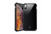 Handys - Cover & Cases - ITSKINS HYBRID GLASS cover for iPhone XS Max®. Black - APXP-IRIDM-BLCK