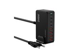 Handys - Adapter und Ladegeräte - Wozinsky 240W GaN QC3 Charging Station - Black - 5907769385087