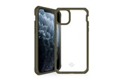 Handys - Cover & Cases - ITSKINS HYBRID SOLID cover for iPhone 11 Pro Max / XS Max®. Olive green and transparent - APXM-HYBSO-KATR