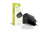 Handys - Adapter und Ladegeräte - Mobile Origin PD20W Wall Charger MO12 - black - 1 USB-A + 1 USB-C - FRL-PD20W-MO12-BLK