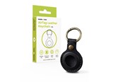 Handys - Anderes Zubehör - Mobile Origin AirTag Leather Keychain A6 black - MO-ALK-BLK