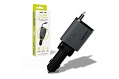 Handys - Adapter und Ladegeräte - Mobile Origin 3in1 50W Car Charger CA27 - USB-C + USB-A USB-C Cable - MO-CCH-CA27