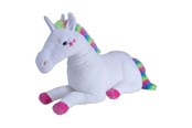 Plush - Wild Republic Plush Toy Jumbo Cuddlekins 76 cm Unicorn White Stars - 23255