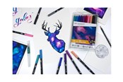 Utensilien zum Schreiben und Zeichnen - American Tombow ABT - twin-tip brush pen - assorted galaxy colors (pack of 10) - ABT-10C-3