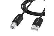 USB Kabel - Wozinsky WKDDY4S USB-B - USB-A 480Mb/s Cable 1m - Black - 5907769376627