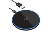 Handys - Adapter und Ladegeräte - Wozinsky WLI-01Y 15W Qi Inductive Charger with USB-C Cable - Black - 5907769378881