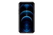 Handys - Cover & Cases - ITSKINS HYBRID CLEAR cover for iPhone 12 Pro Max®. Black and transparent - AP4P-HBMKC-BKTR