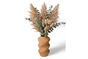 Einrichtung - Simiu SCRUNCHED - Vase - 21cm - Caramel - 5714255011852