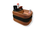 Einrichtung - Simiu STACKSEY - Makeup Stand - Large - Olive/Beige - 22 x 14cm - 5714255011975