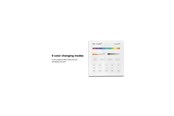 Smart-Home - Miboxer Fjernbetjening - RGB-CCT - 4 Zoner - 4038816154781