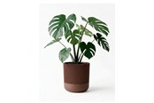 Einrichtung - Simiu GROWLOFT - Flower Pot Shelter With Drip Tray - Mocha - 8.2cm high - 5714255012132