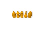Einrichtung - Simiu MINI VASES - 8 cm - 5 pcs - Mustard Yellow - 5714255012446