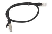 Netzwerk - Kabel - Lanberg patch cable - 50 cm - black RAL 9004 - Schwarz - 0.5m - PCU6-10CC-0050-BK