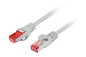 Netzwerk - Kabel - Lanberg patch cable - 50 cm - grey - Grau - 0.5m - PCF6-10CU-0050-S