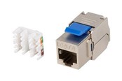 Netzwerk - Kabel - Lanberg keystone module - silver - Silber - KSF6-4000