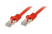 Netzwerk - Kabel - SCONN Shiverpeaks BASIC-S patch cable - 10 m - red - Rot - 10 meter - BS75520-R
