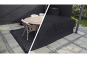 Gartengeräte - Home>it Garden Überzug für Gartenmöbel, L210×B155×H95 cm., schwarz - 87134