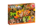 Puzzle - Jumbo Puzzle - Autumn Animals (1000 pcs) - JUM8863