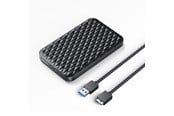 Festplatten Zubehör - ORICO 2520U3-V1 2.5" HDD/SSD USB Micro-B 5Gb/s Disk Drive - Black - 2520U3-V1-BK-EP