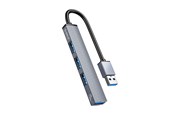 Dockingstationen - ORICO AH-A13 USB-A Hub Docking Station 1x USB-A 3.0 + 3x USB-A 2.0 - Gray - AH-A13-GY-EP