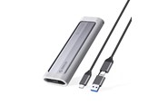 Speicherzubehör - ORICO AXM2F-V1 M.2 NGFF USB-C 5Gb/s Disk Drive - Gray - AXM2F-V1-GY-BP