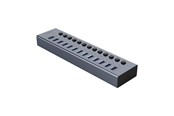 USB-Hubs - ORICO BT2U3-13AB Hub 13x USB-A 3.0 with switches - gray USB-Hubs - USB 3.0 - 13 - Grau - BT2U3-13AB-EU-GY-BP