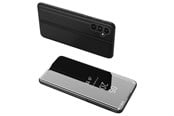 Handys - Cover & Cases - Hurtel Clear View Case Cover for Samsung Galaxy A14 Flip Cover Black - 9145576270202