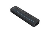 USB-Hubs - ORICO CT2U3-13AB 13x USB-A 3.0 Hub with Switches - Black USB-Hubs - USB 3.0 - 13 - Schwarz - CT2U3-13AB-EU-BK-BP
